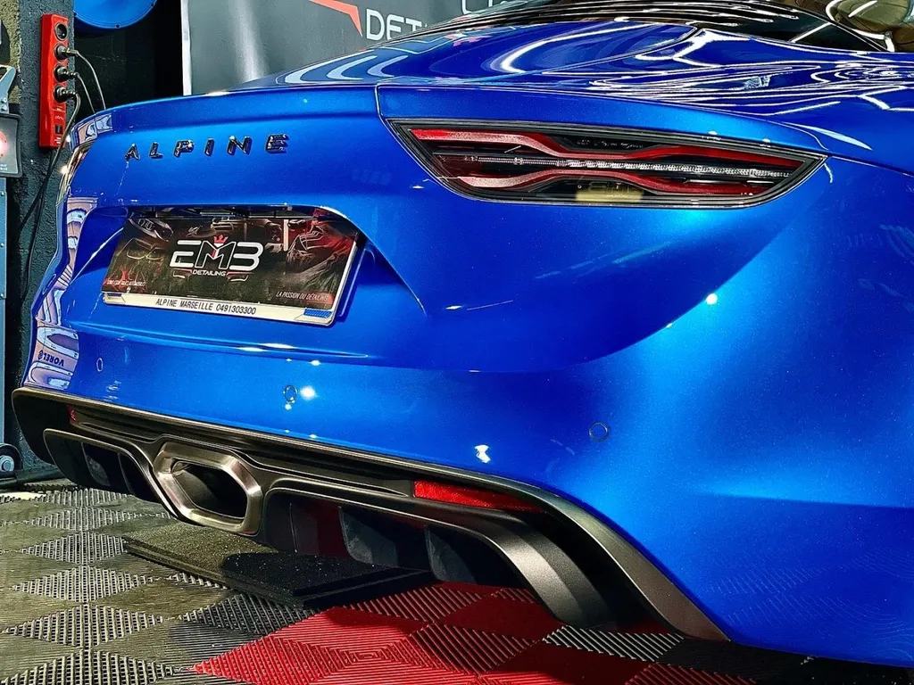 Protection carrosserie traitement céramique Renault Alpine 