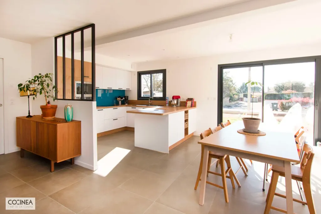 BLANC POLAIRE ET CHÊNE ANTIQUE NATUREL