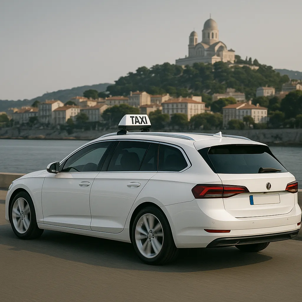 taxi conventionné depuis six fours les plages vers marseille avec réservation préalable