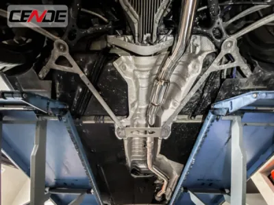 Installation catback à clapet CENDE BMW M2 370 | ADP Performance