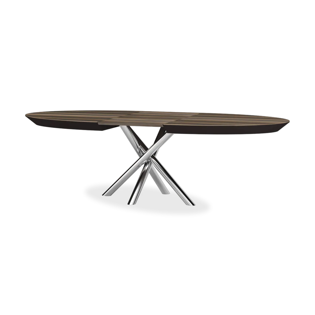 table avec allonge et plateau ovale à hyères 