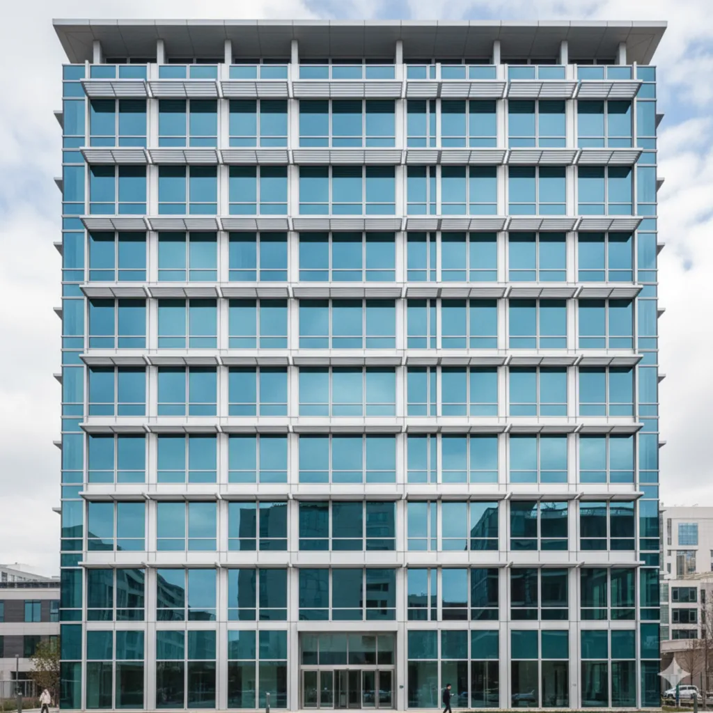 mur-rideau à capots-serreurs