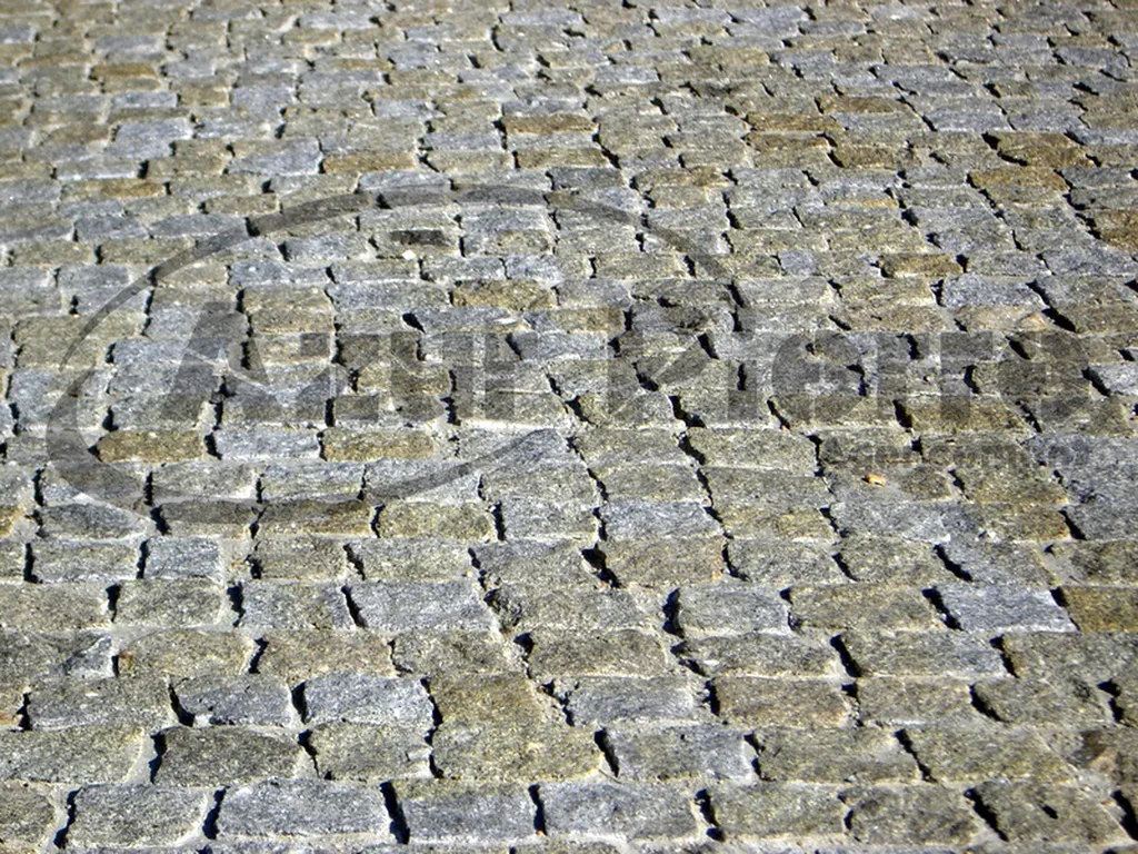 pavé granit melangé jaune