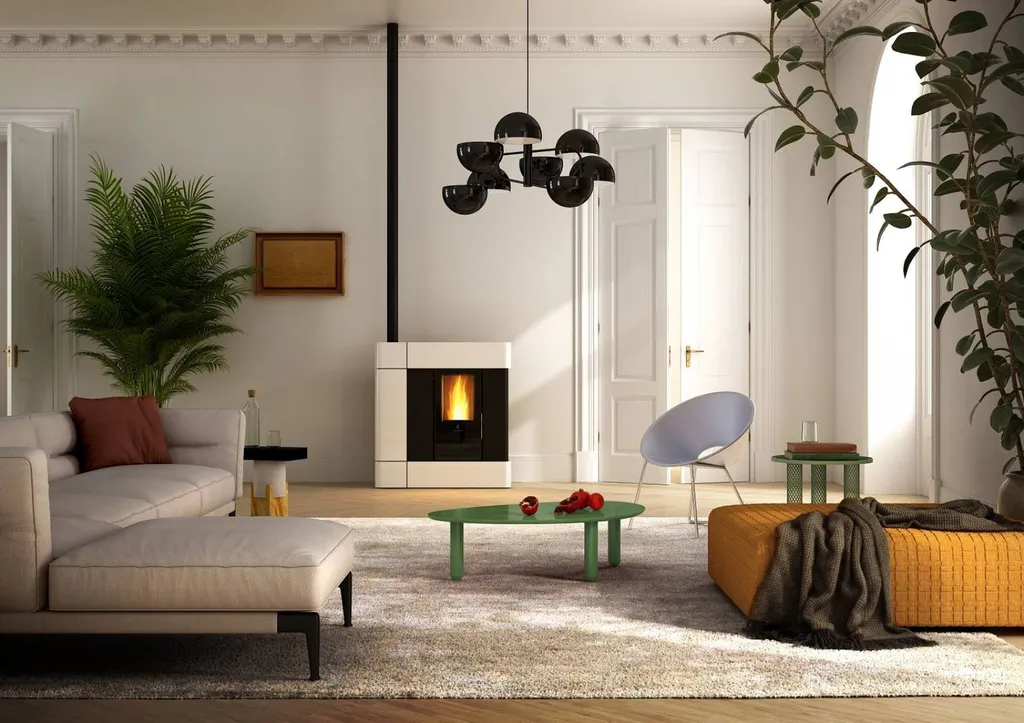 Devis pour un poêle à granulés étanche RAVELLI Ellettra étroit branchement dessus à St Selve prés de La Brede