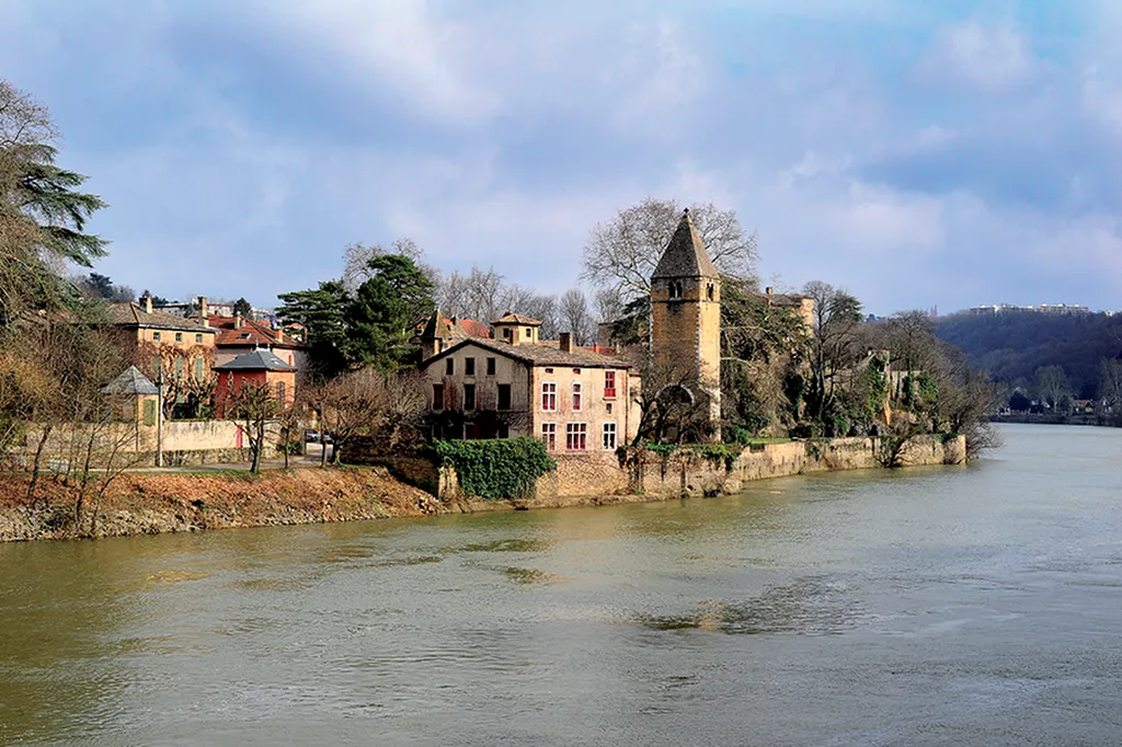 Sortie vélo à l'Ile Barbe à coté de Lyon