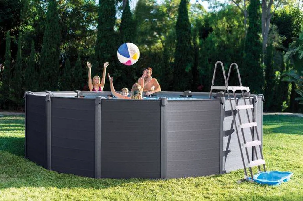 INTEX Graphite Ronde chez Aquarev'Piscines à Rians dans le 83