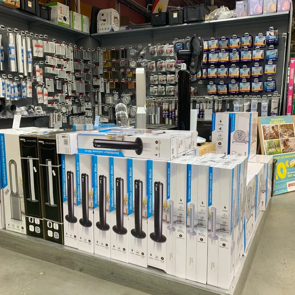 Magasin pour acheter un ventilateur ou un rafraîchisseur d'air