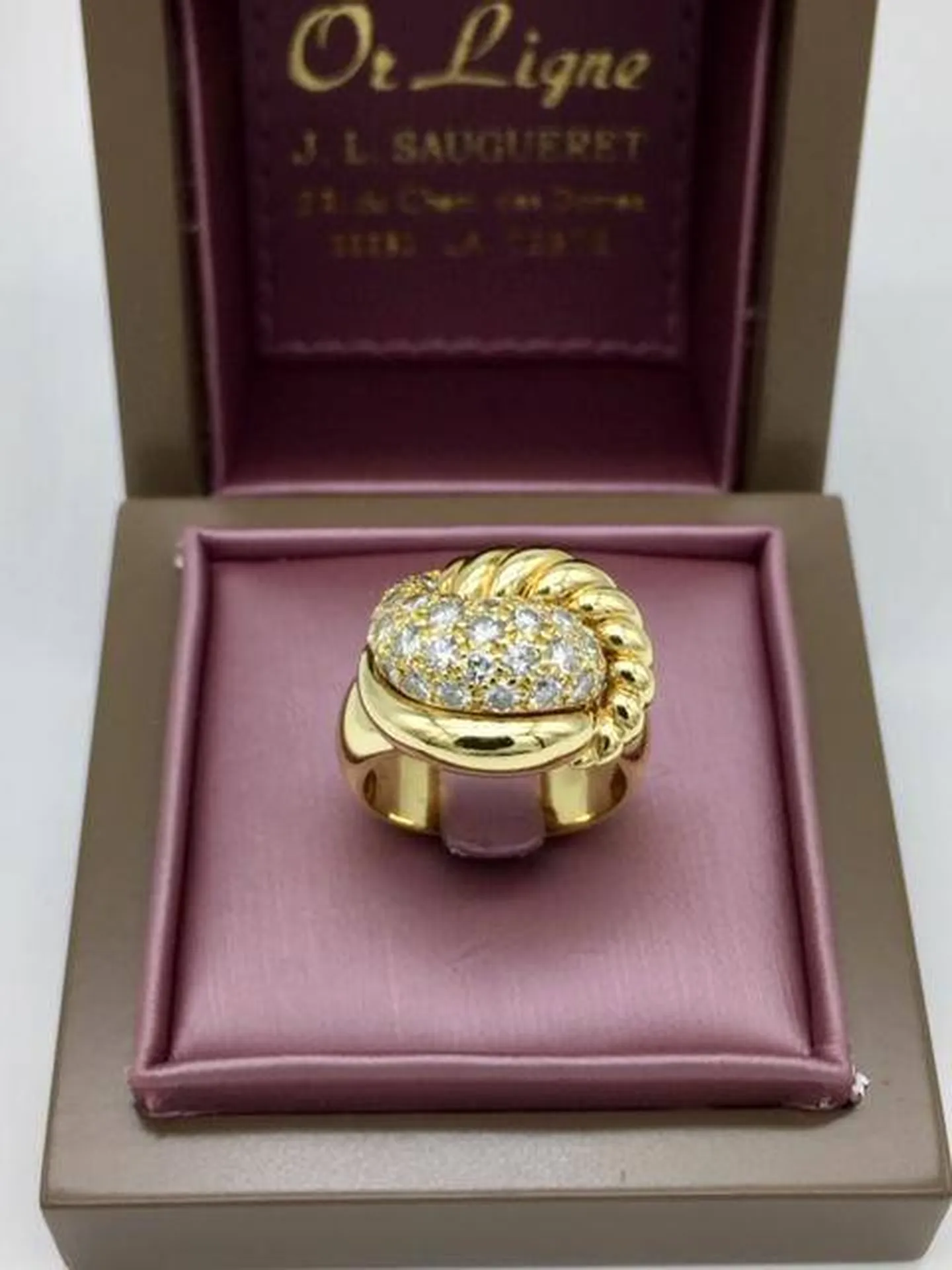 Bague FRED Or 750/1000ème et diamants occasion Or Ligne La Teste Bassin d'Arcachon