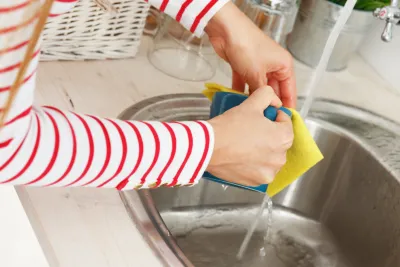 utilisation à la maison du produit vaisselle maison verte professional