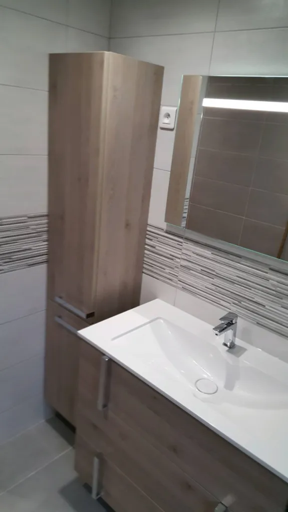 Réalisation salle de bain complète proche du Havre