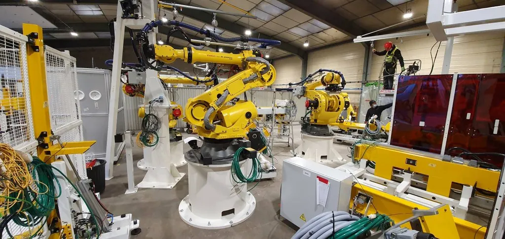 Montage neuf  Rennes (35) d'ilots robotisés pour automobile