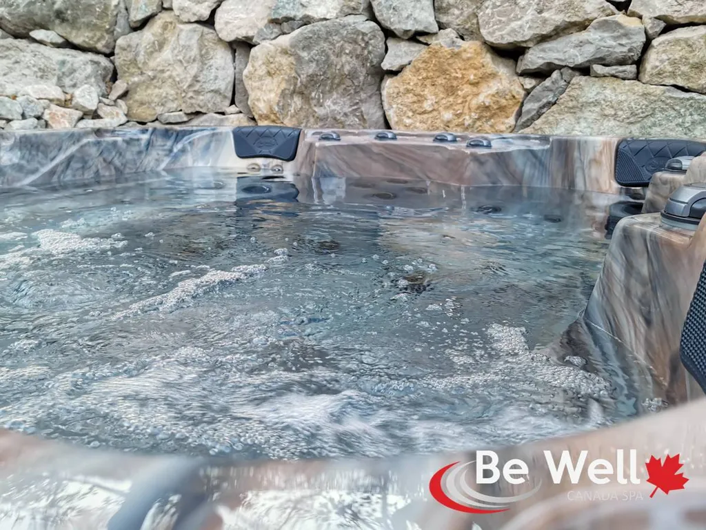 jacuzzi canadien dans la neige à aix en provence