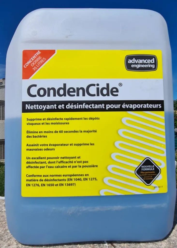 Produits de désinfection utilisé par CLIMELEC+