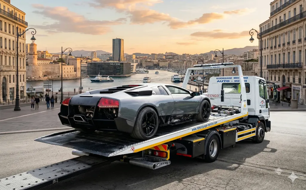Remorquage et dépanneur à Marseille pour voiture, camion, scooter ou moto