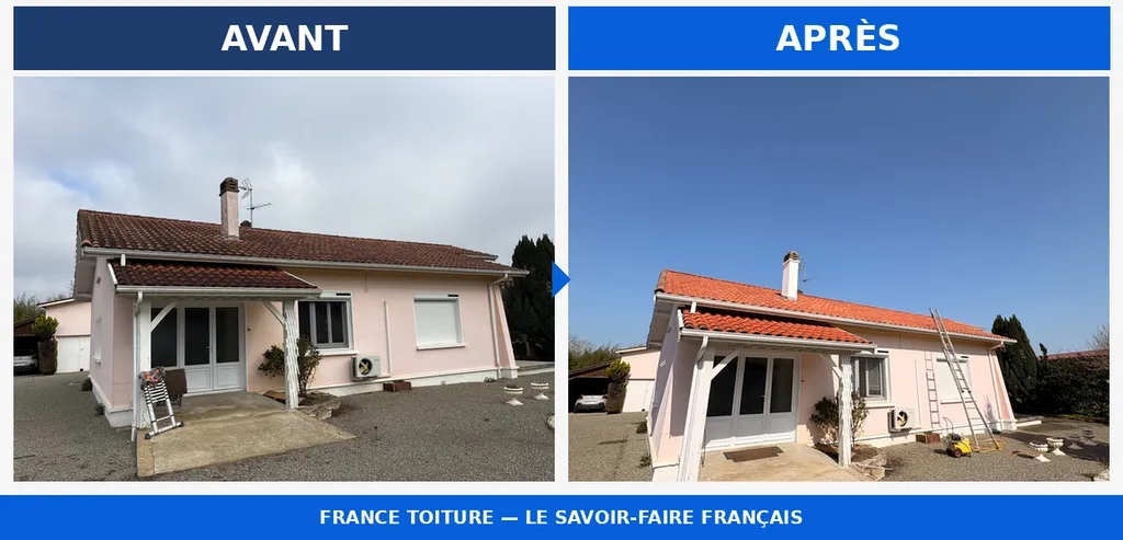 Nettoyage de toiture et traitement hydrofuge à pau