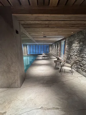 Espace Wellness de prestige à La Clusaz : réalisation MDesigners dans un chalet dans les Alpes