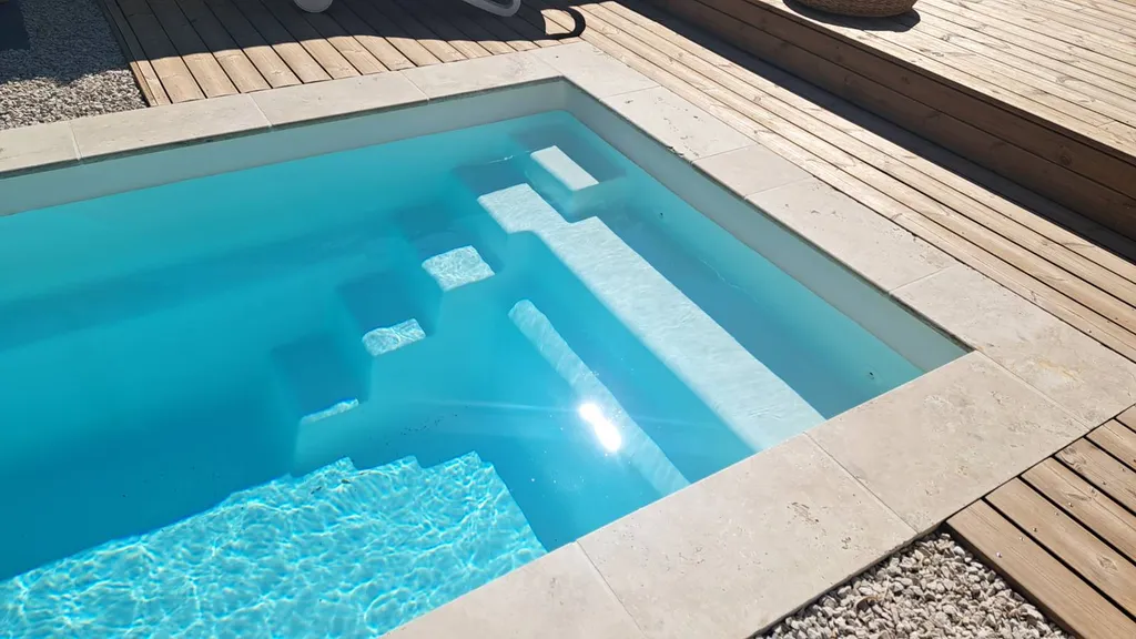 Installation rapide de la Starlite SK à Cuers – piscine compacte avec filtration intégrée