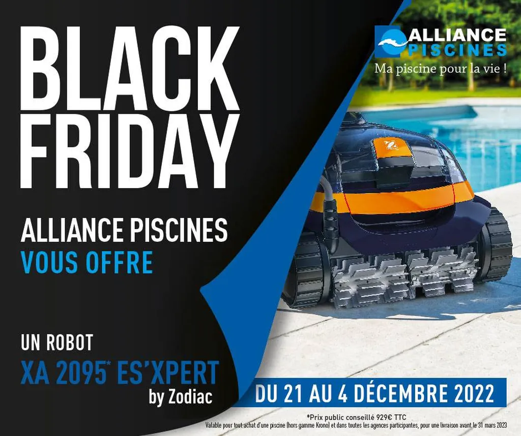 Black Friday piscine robot de nettoyage pour piscine privée