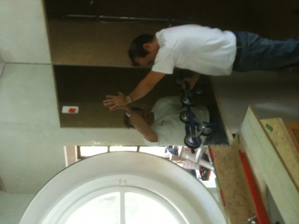 Façonnage de miroir en forme