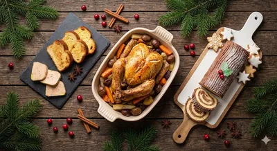 Découvrez notre menu de Noël près de Benfeld et Erstein, dans le Bas-Rhin en Alsace, entre saveurs festives et tradition