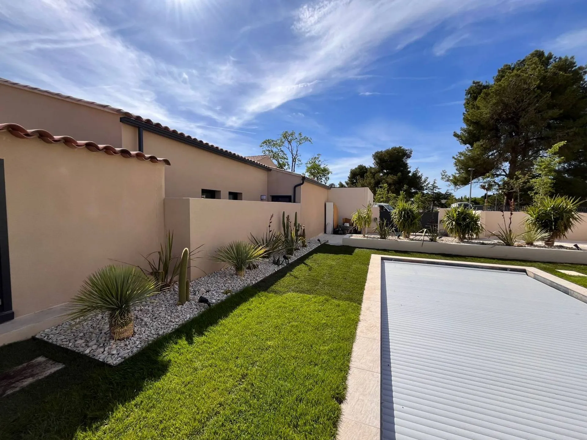 Création de  jardin à Aix en Provence par les experts Carré Vert