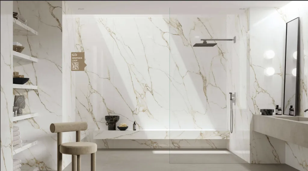 Dans les villas modernes de Bois-Guillaume, le Supreme Capraia contraste subtilement avec les bois foncés.