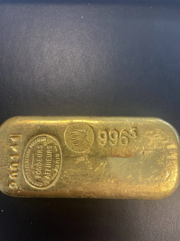 Rachat et vente de lingot d'or et de lingotins