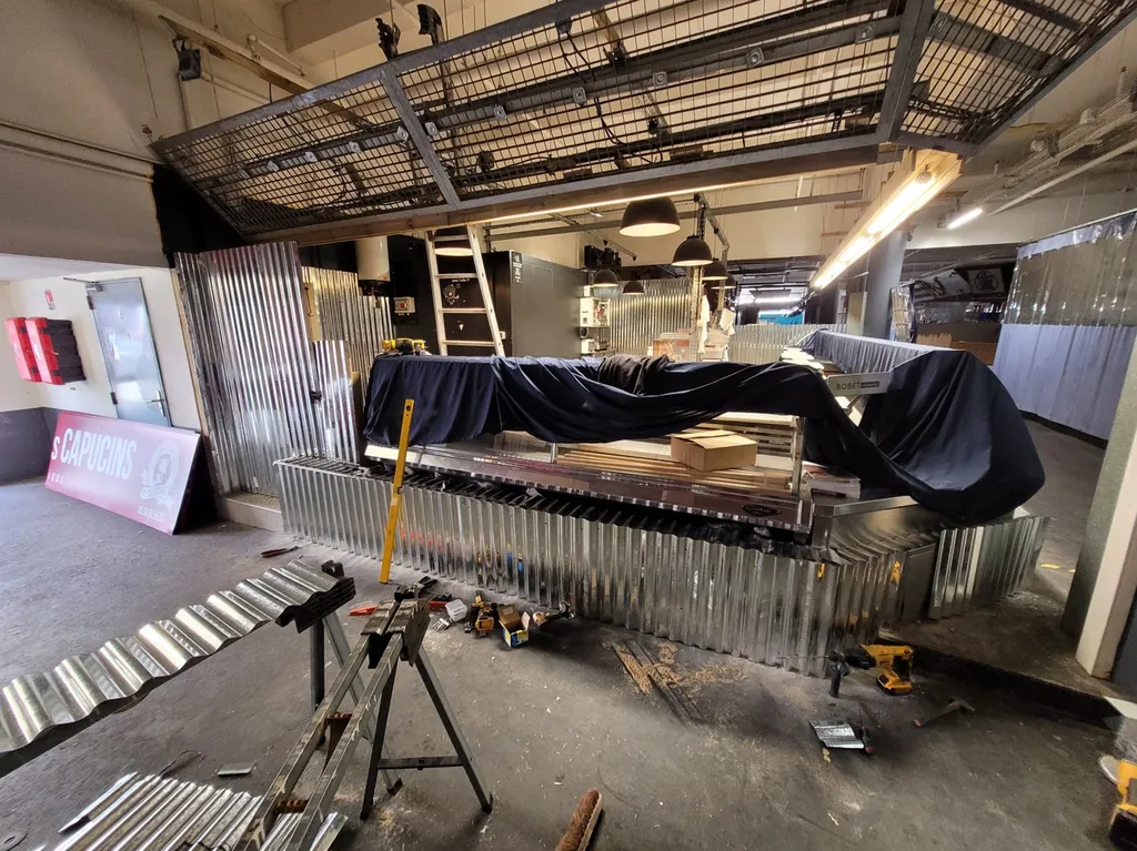 Rénovation d'un agencement métallique à bordeaux