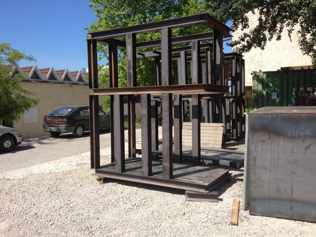 STUCTURES ACIER POUR CAISSONS MARTIGUES