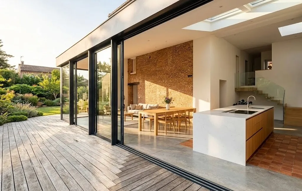 Rénovation complète avec extension et réaménagement intérieur à Montauban par Maitre d'œuvre expérimenté avec devis gratuit personnalisé