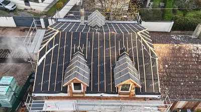 Isolation par l'extérieur Actis Triso-toiture