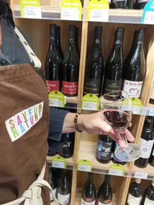 Vente de vins sains et biologiques dans notre boutique à Belleville-en-Beaujolais