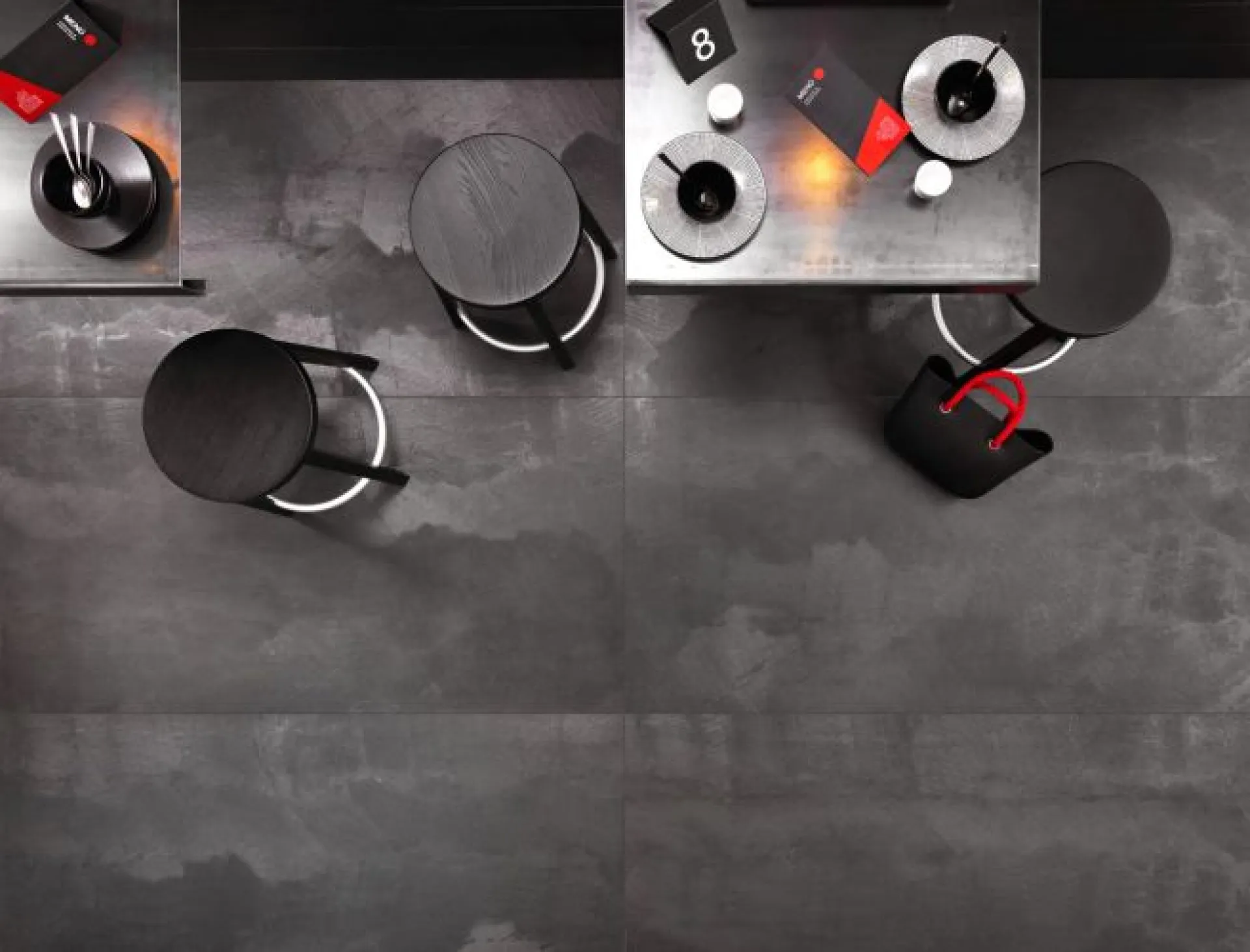 À Rouen, la gamme METALINE offre un carrelage aspect métal ultra-contemporain, parfait pour des intérieurs design.