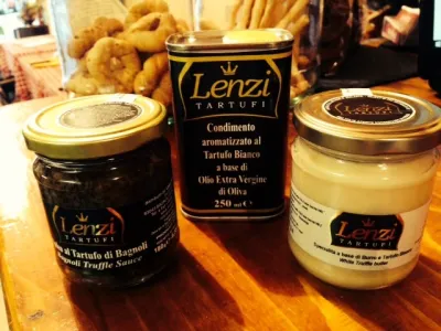 produits Lenzi gamme à la truffe blanche ou truffe noire