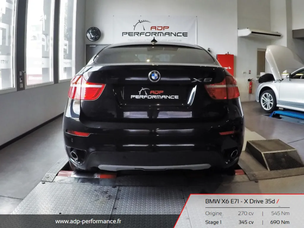Reprogrammation moteur Fréjus - BMW X6 35d ADP Performance