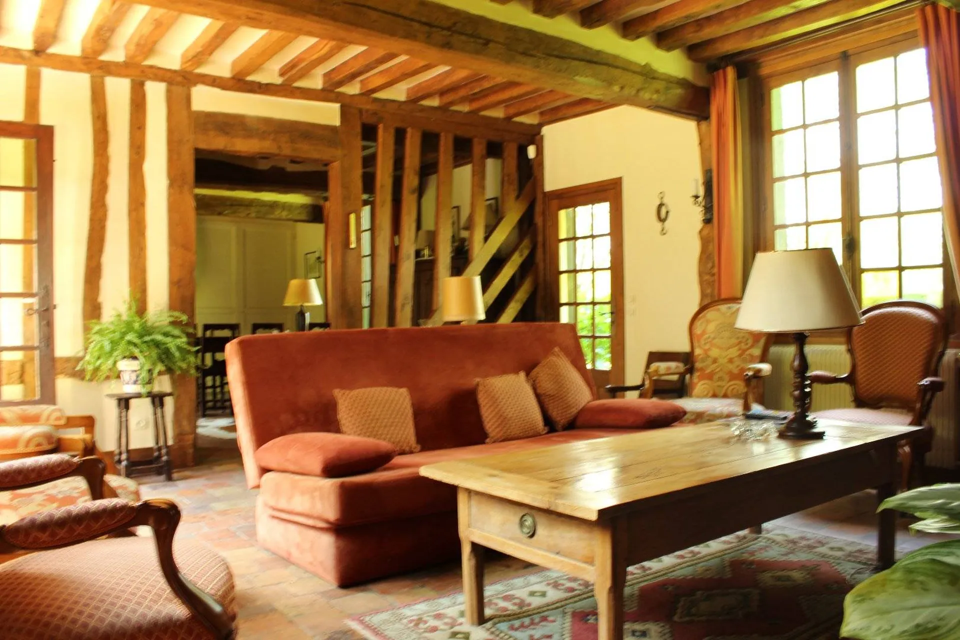 En vente propriété normande sur un terrain arboré de 1,5 hectare proche Cormeilles 27260