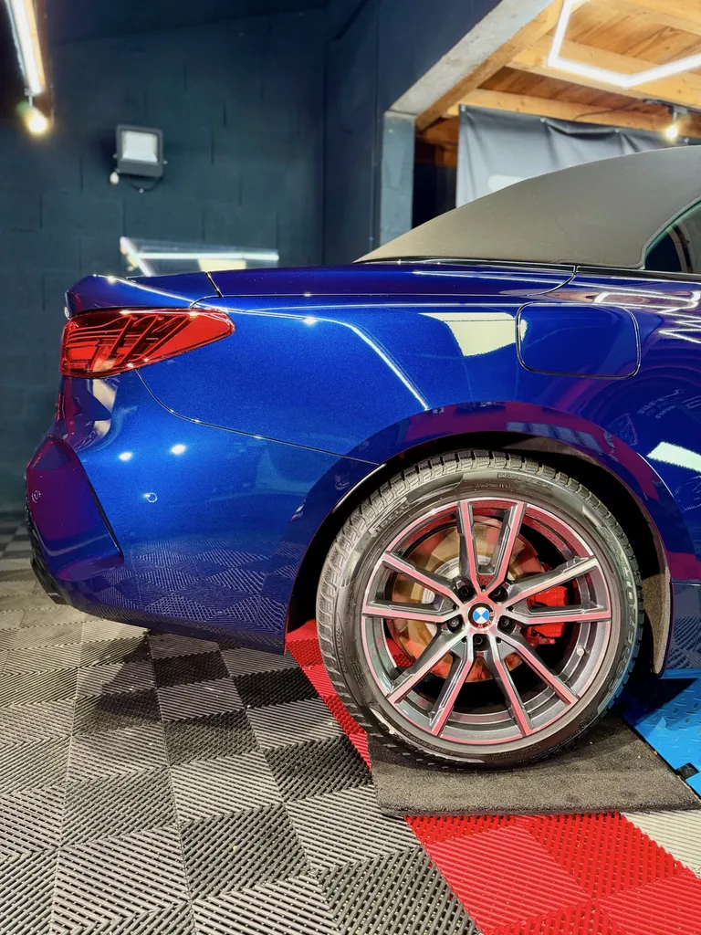 BMW 440i Cabriolet – Traitement céramique haut de gamme à Vaugneray (Ouest Lyonnais)