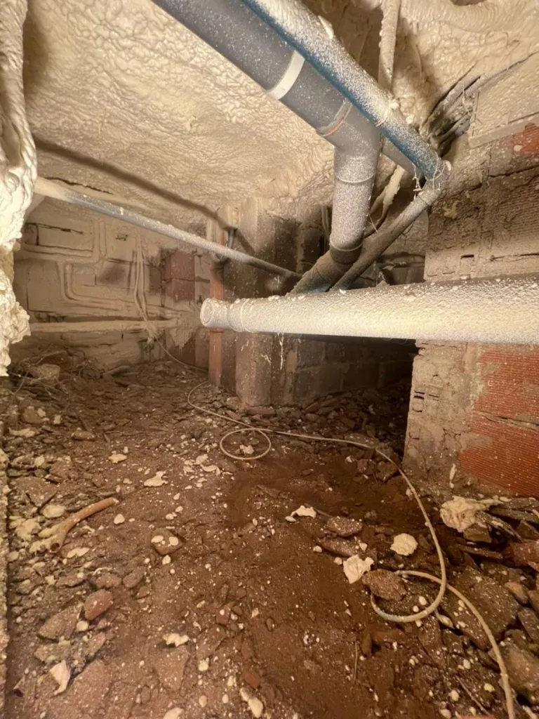 ISOLER UN VIDE SANITAIRE