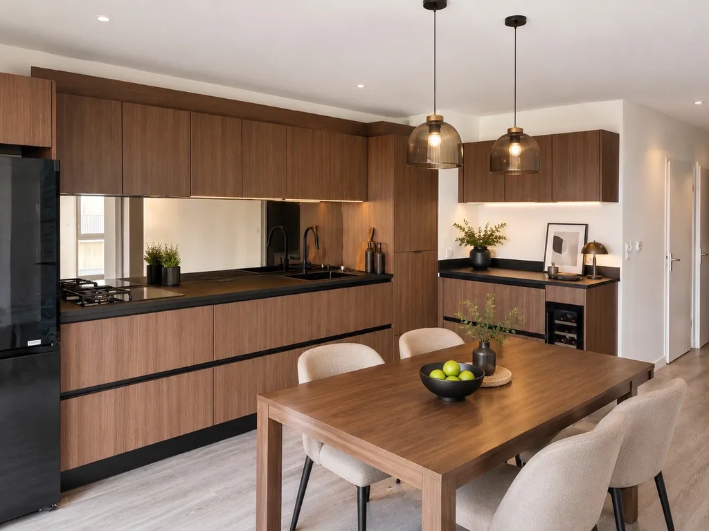 Rénovation de votre cuisine en style contemporain à Toulouse : pose de crédence en verre trempé et éclairage LED aux alentours de Tournefeuille