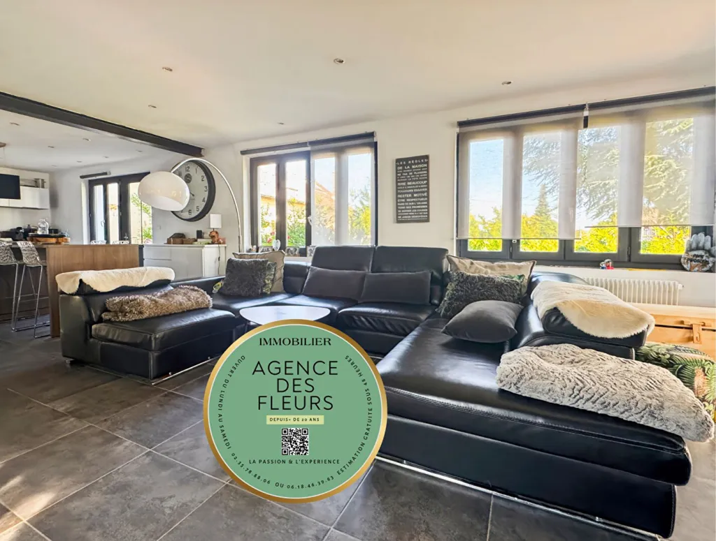 A vendre maison de 130 m² édifiée sur un terrain de 430 m² sur la commune de SAINT OUEN DU TILLEUL 27670