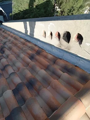 Reprise d'un solin en résine à Brignoles