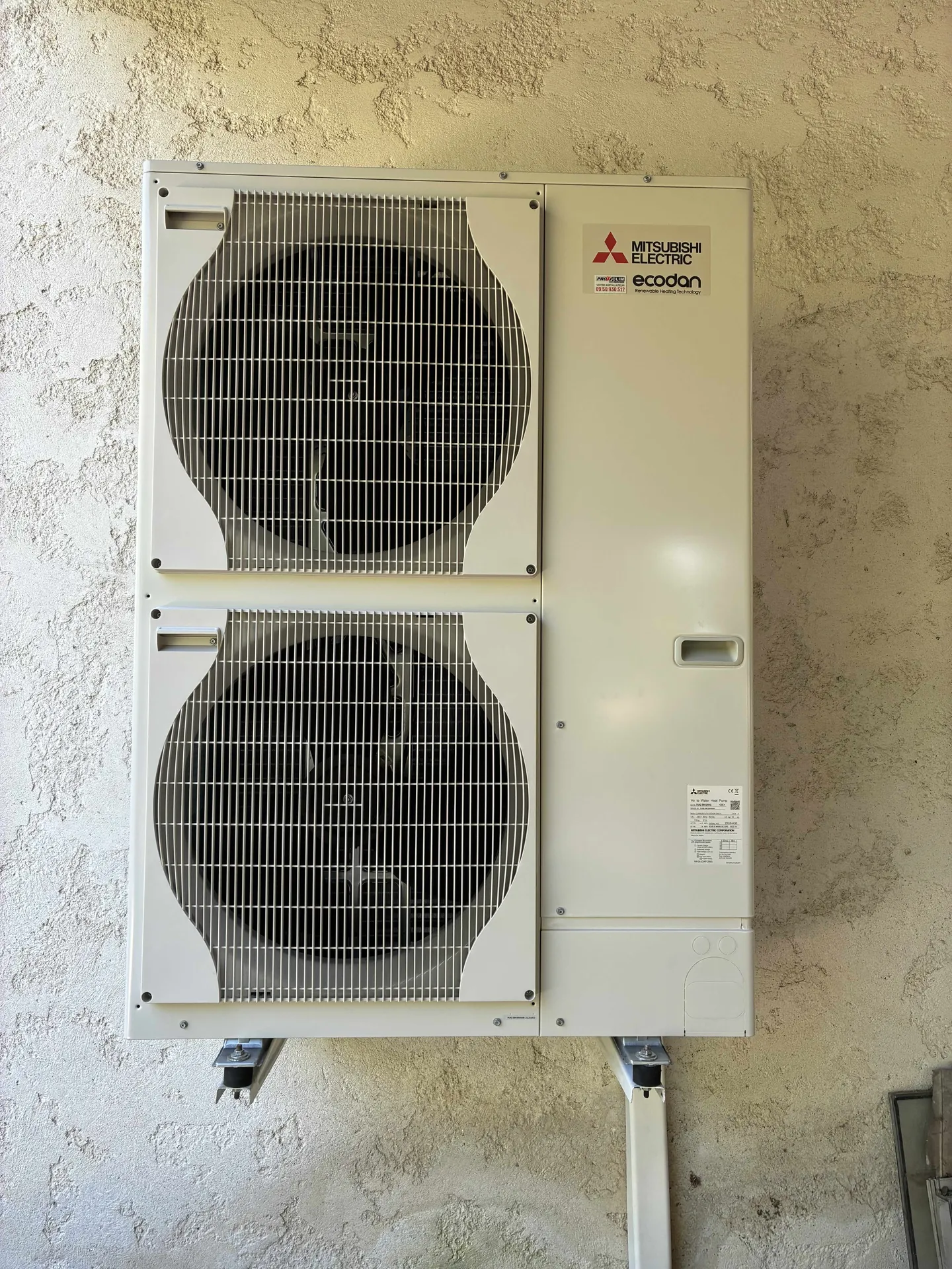 Pompe à chaleur air/eau Mitsubishi Electric installé par PROXICLIM