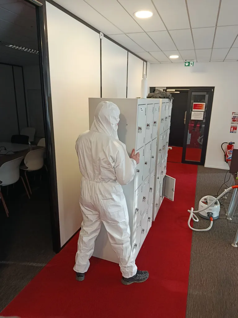 Rigueur et Diagnostic. Avant toute intervention vapeur dans vos bureaux, nos techniciens A.M.A Nuisibles procèdent à une inspection minutieuse et à la préparation du matériel. Une planification stricte est la clé pour garantir l'éradication totale sans pe