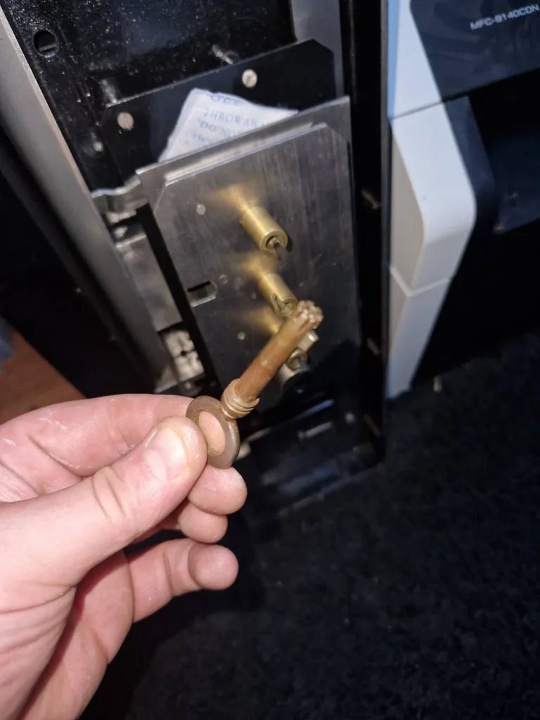 mouvement de penes de coffre-fort