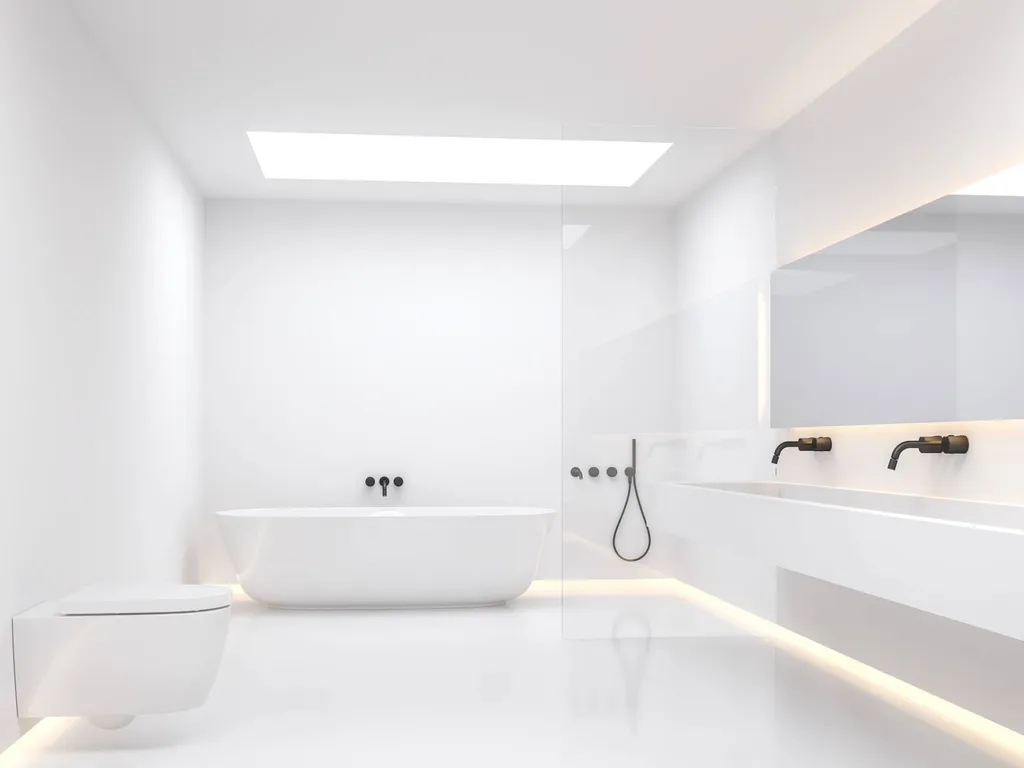 Salle de bain contemporaine à Lyon, Bourgoin Jallieu et Annecy