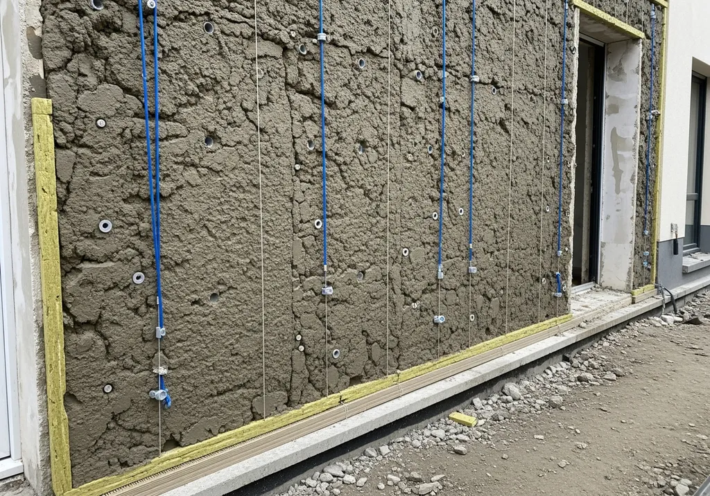 Crépissage de façade préparatoire avant isolation thermique extérieure pour support sain et protection renforcée à Haguenau