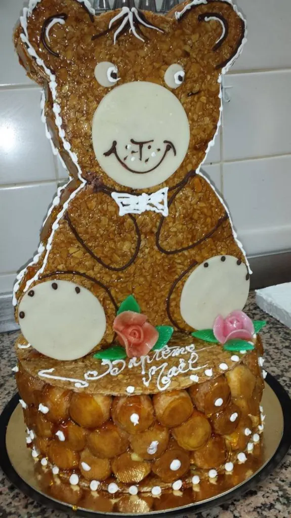 Pièce montée Ourson