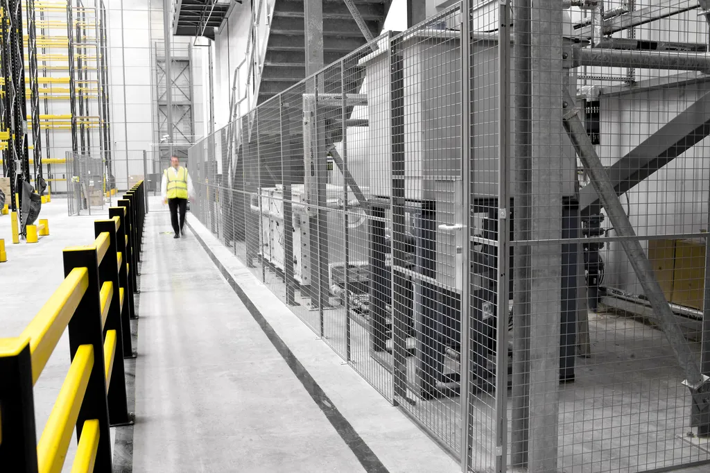 cloison de protection machine