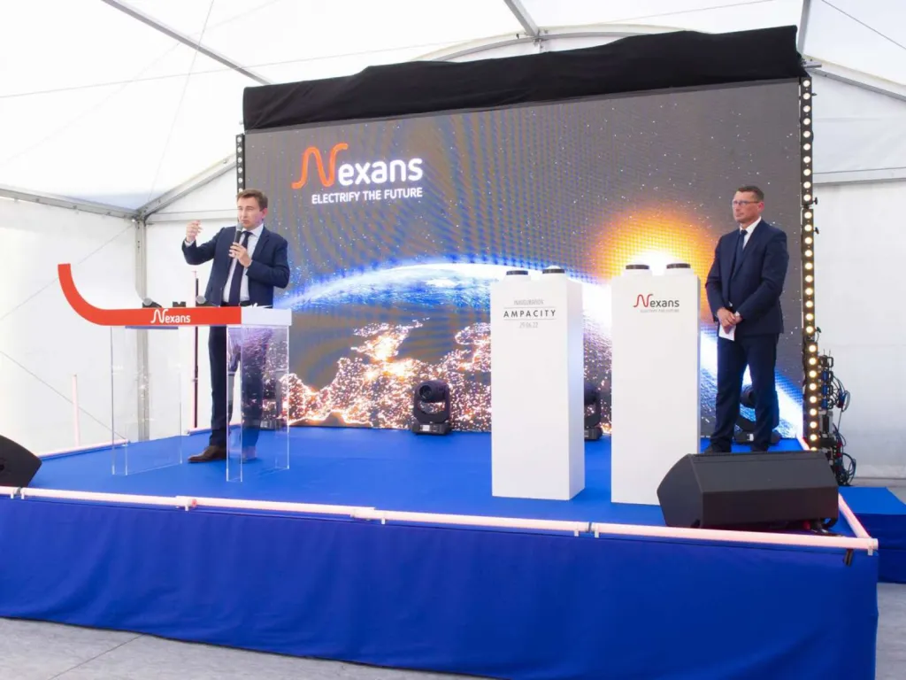 photographe reportage événementiel discours Christophe Guérin directeur général Nexans