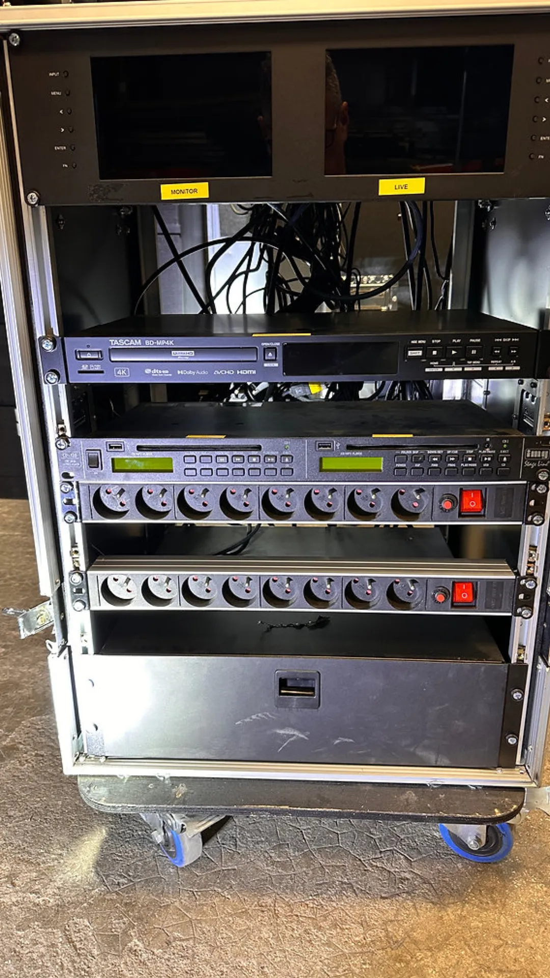 RACK REGIE VIDEO NUMERIQUE PRO 3